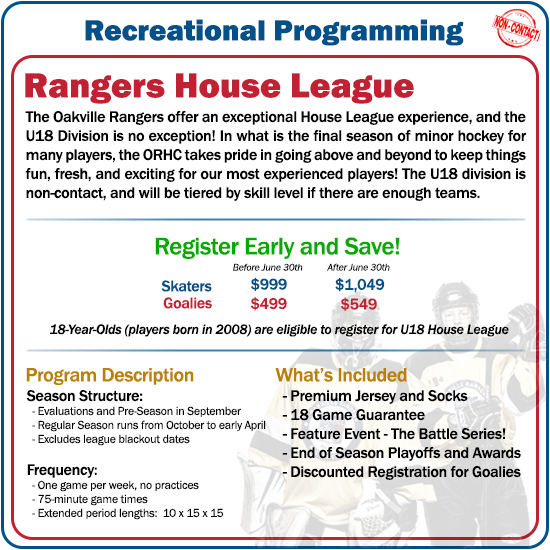 Recreational House League